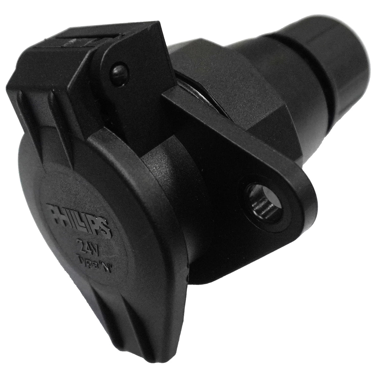 Elektrická zásuvka 7 pólů 24V normální plast