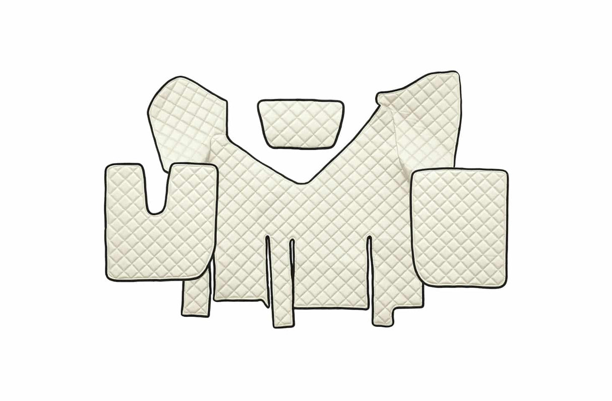 Automobilový koberec z umělé kůže s prošívaným vzorem pro Iveco Stralis XP Automata (2013-) s vestavěným chladícím zařízením