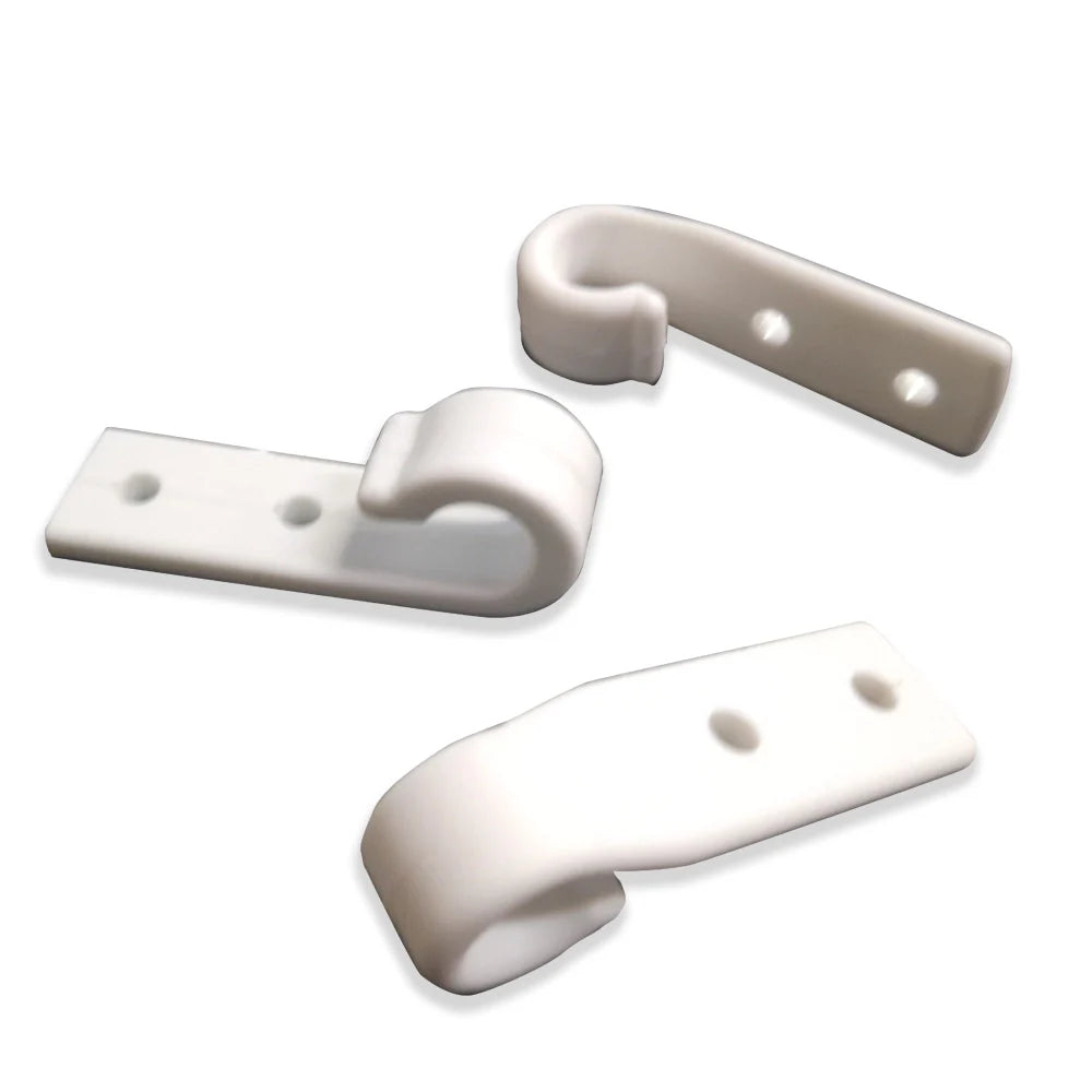 Plachtový háčik plastový s dvoma dierami