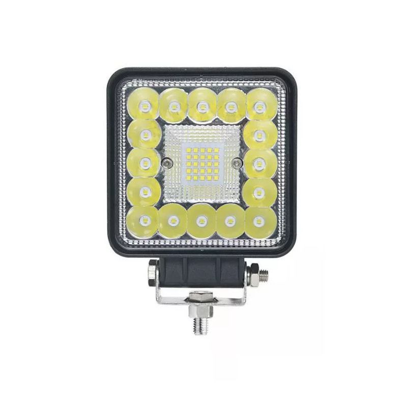 LED pracovní lampa čtvercová kombinované světlo 12/24V