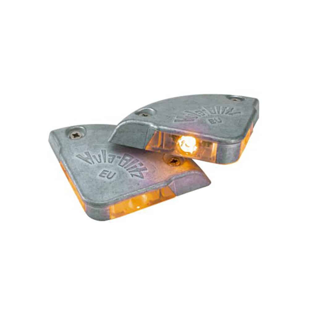 Žluté blikající LED mini světlo s relé pro sklápěcí nákladní vozidla.