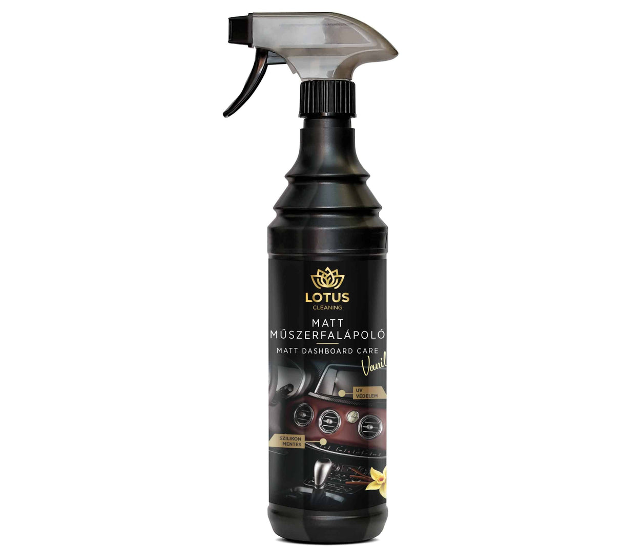 Matný čistič palubní desky s vůní vanilky 600 ml