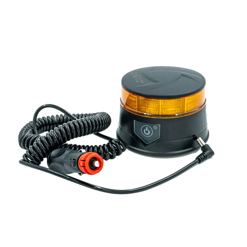 Žlutá blikající lampa BLACK EDITION