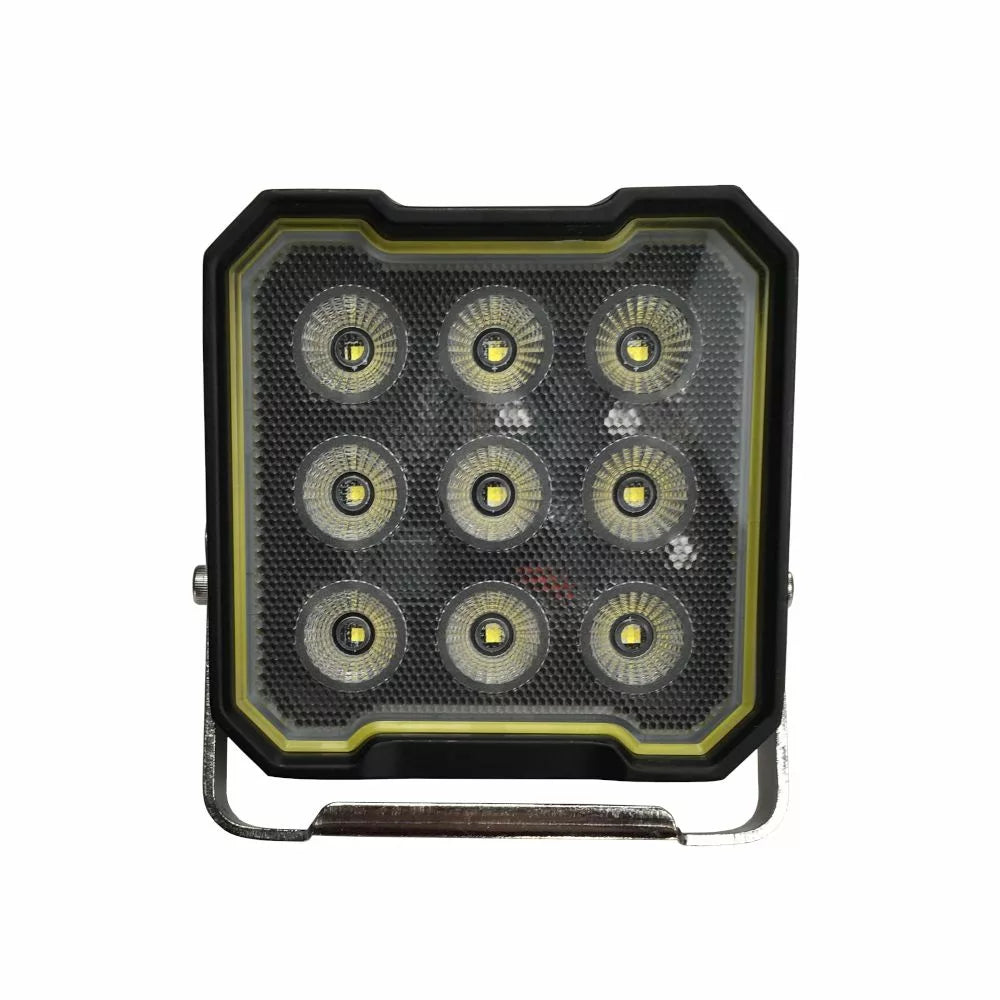 Pracovní lampa LED čtvercová s rozptylovým světlem 12/24V