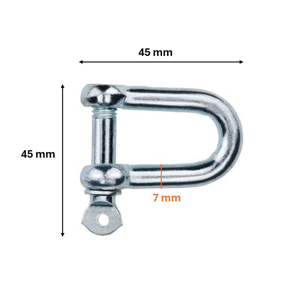 Třmen k upevnění nerezový 6 ks