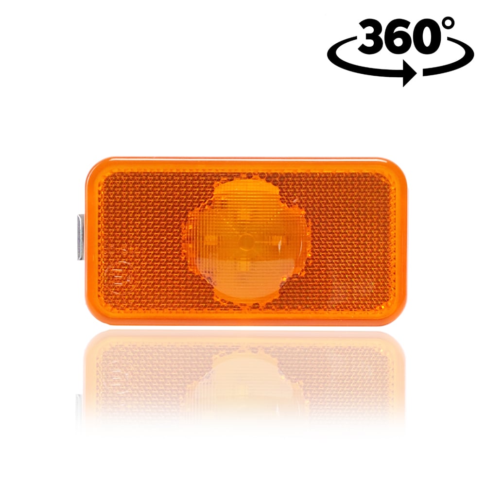 Světlo LED pro denní svícení žluté, vestavěné do vozů značky Volvo