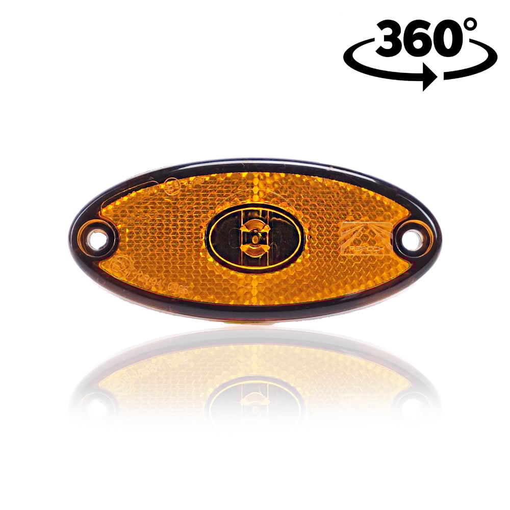 Pozice lampy LED ovální FlatpointII