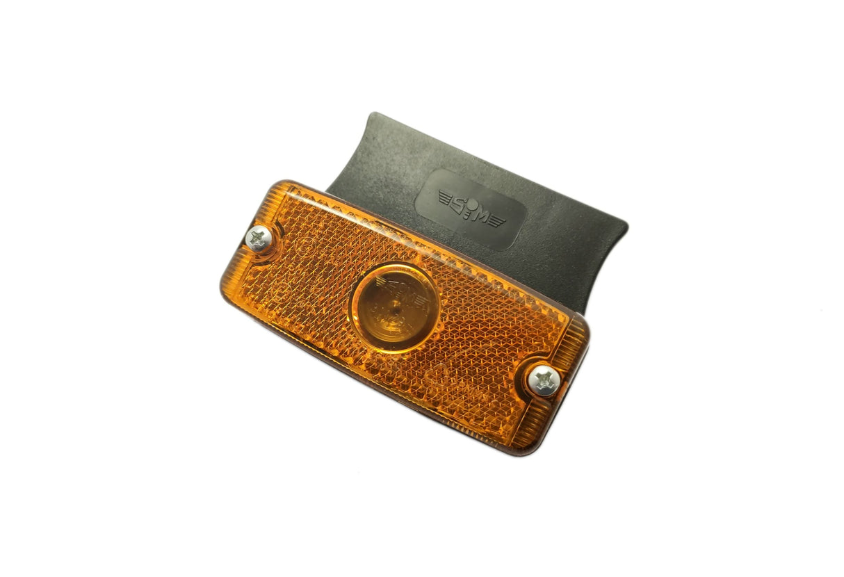 Horizontálně vystupující boční lampa s gumovým podstavcem