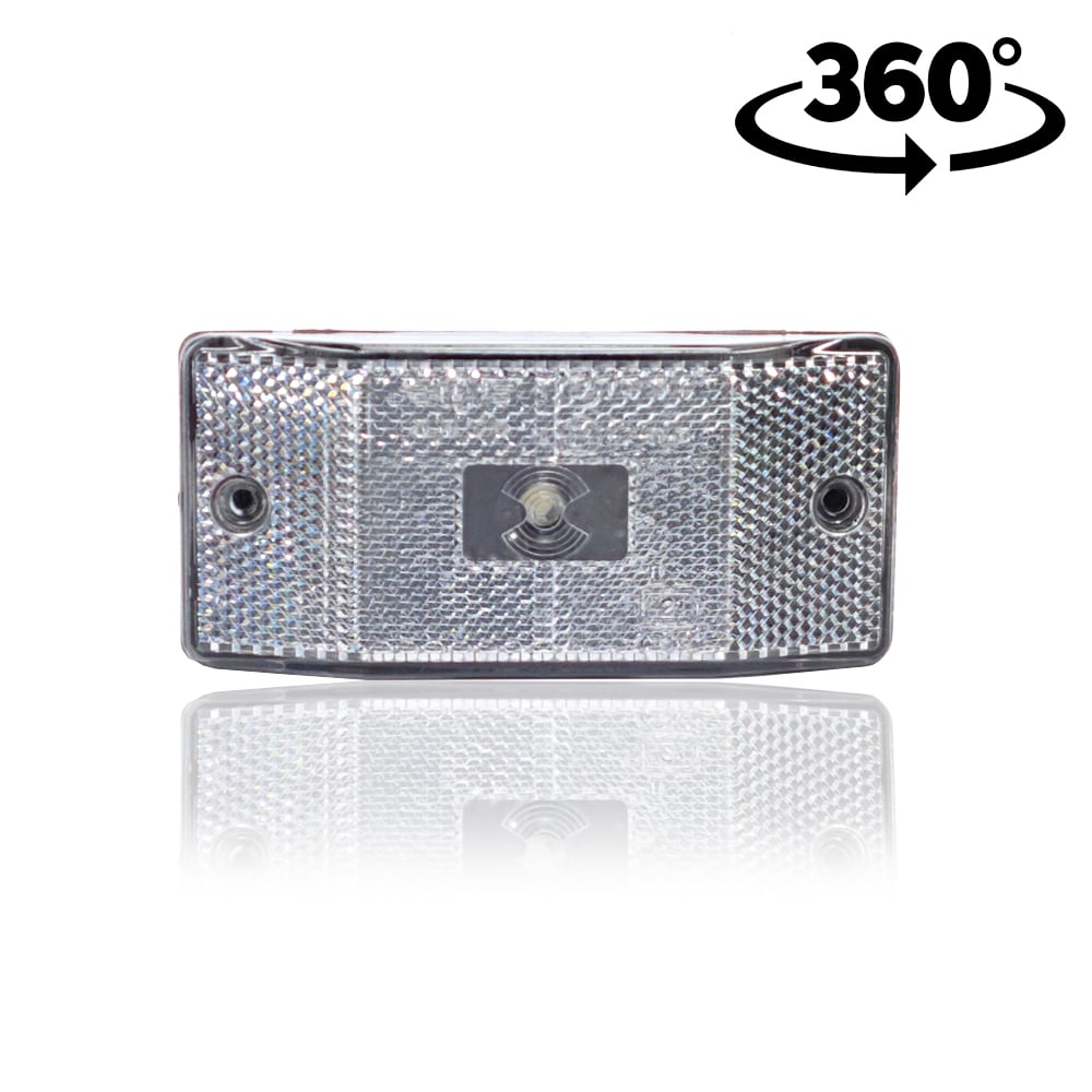 Lampová poloha trapezová prizmatická LED