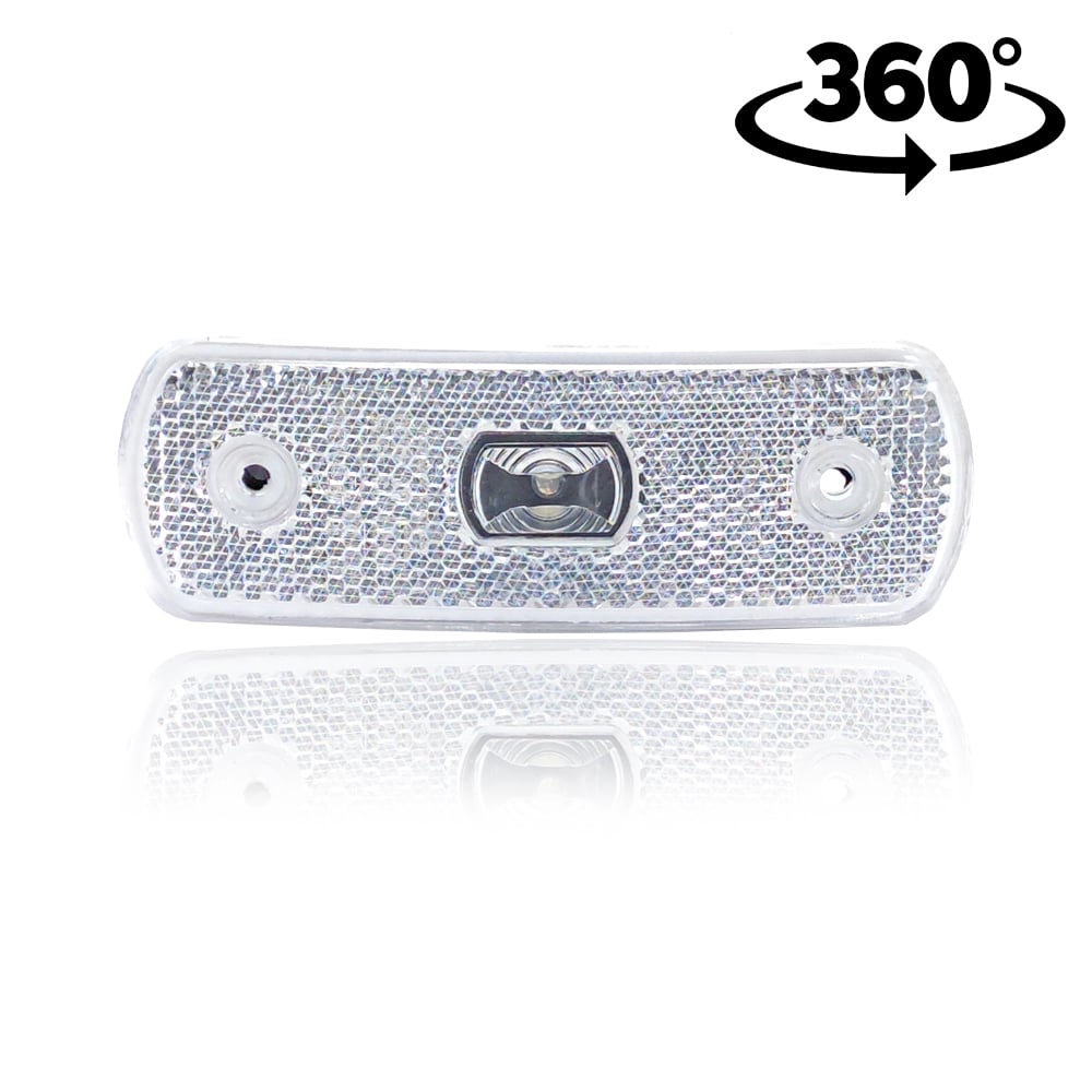 Světlo LED polohového světla kulaté bílé