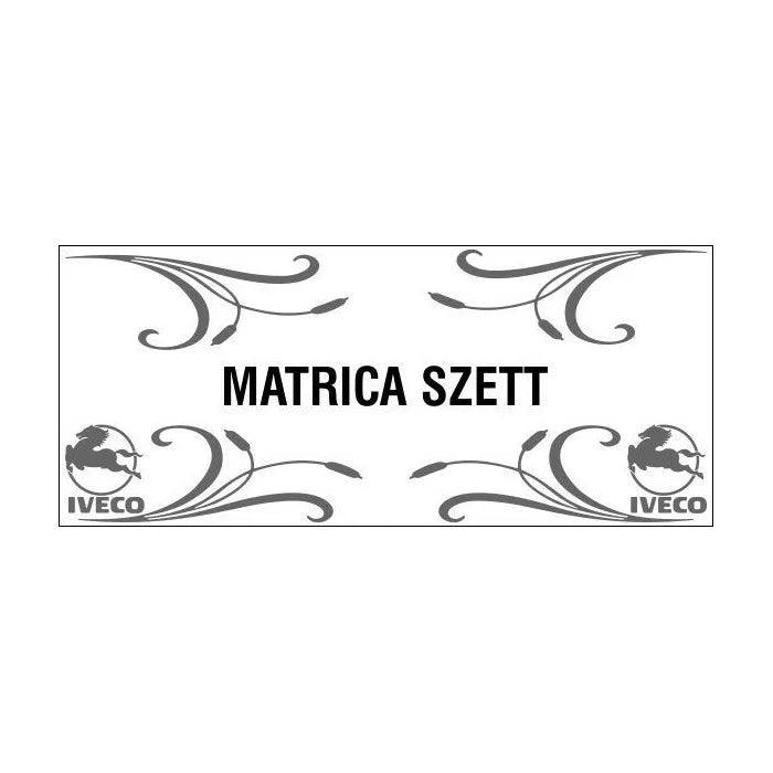 Sada 4 ks nálepkových fólií s nákresmi nákladních vozidel