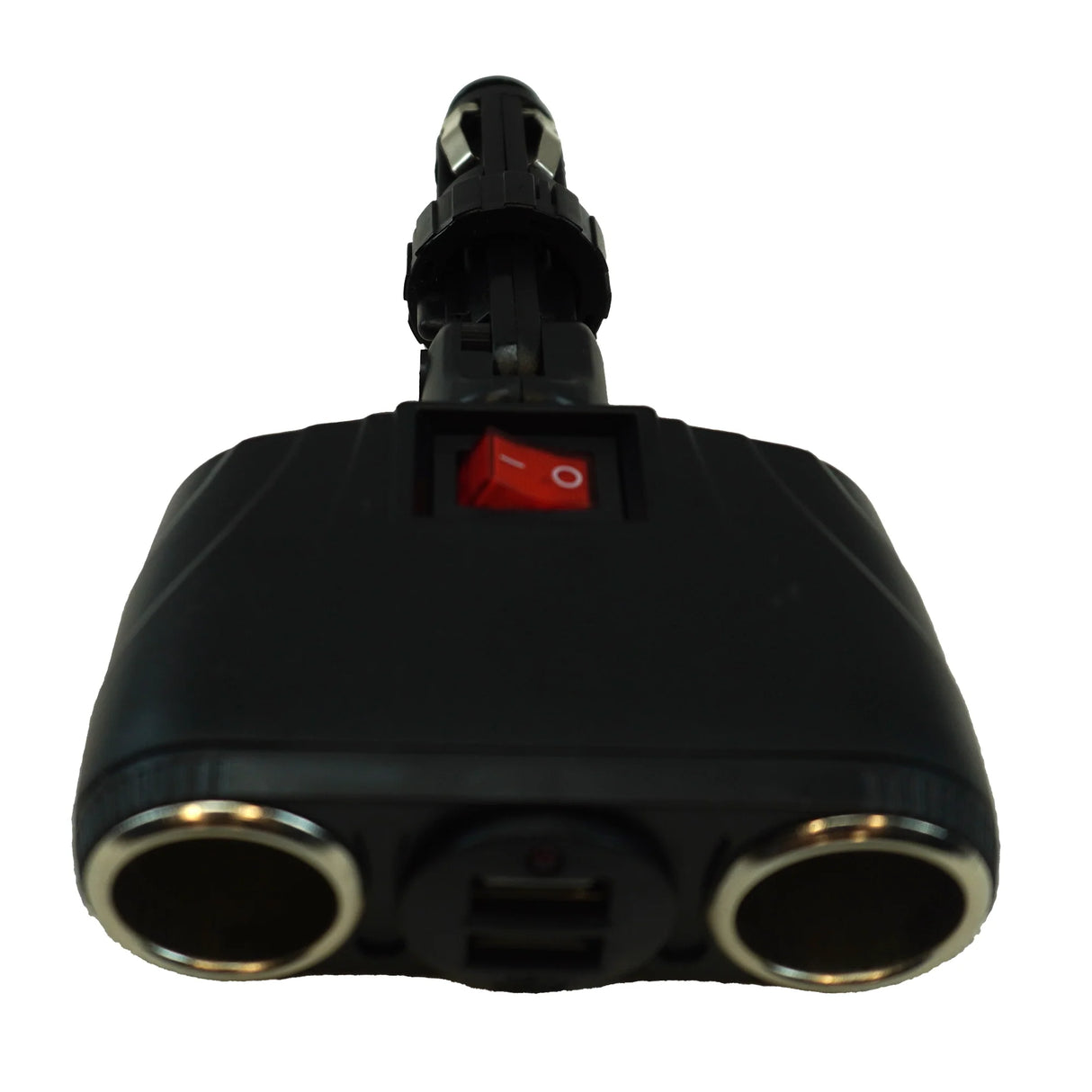 Dvojitý autoadaptér se dvěma USB výstupy a přepínačem