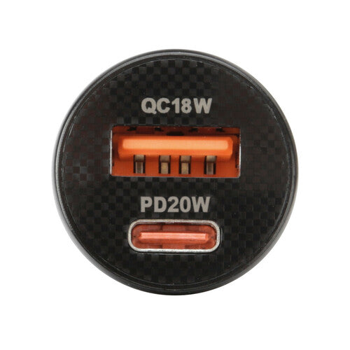 Autonabíječka USB-C a USB-A výstupem