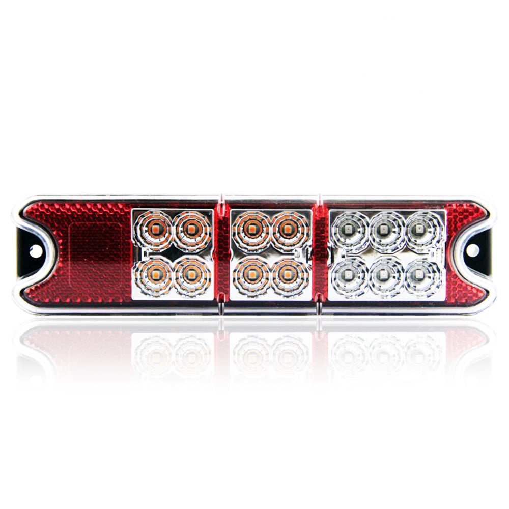 Světlo LED se 3 funkcemi s prismou 12/24V