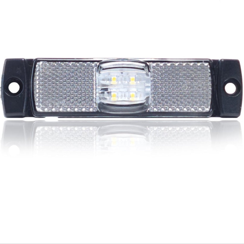 Poziční světlo boční střední LED lampa s držákem.