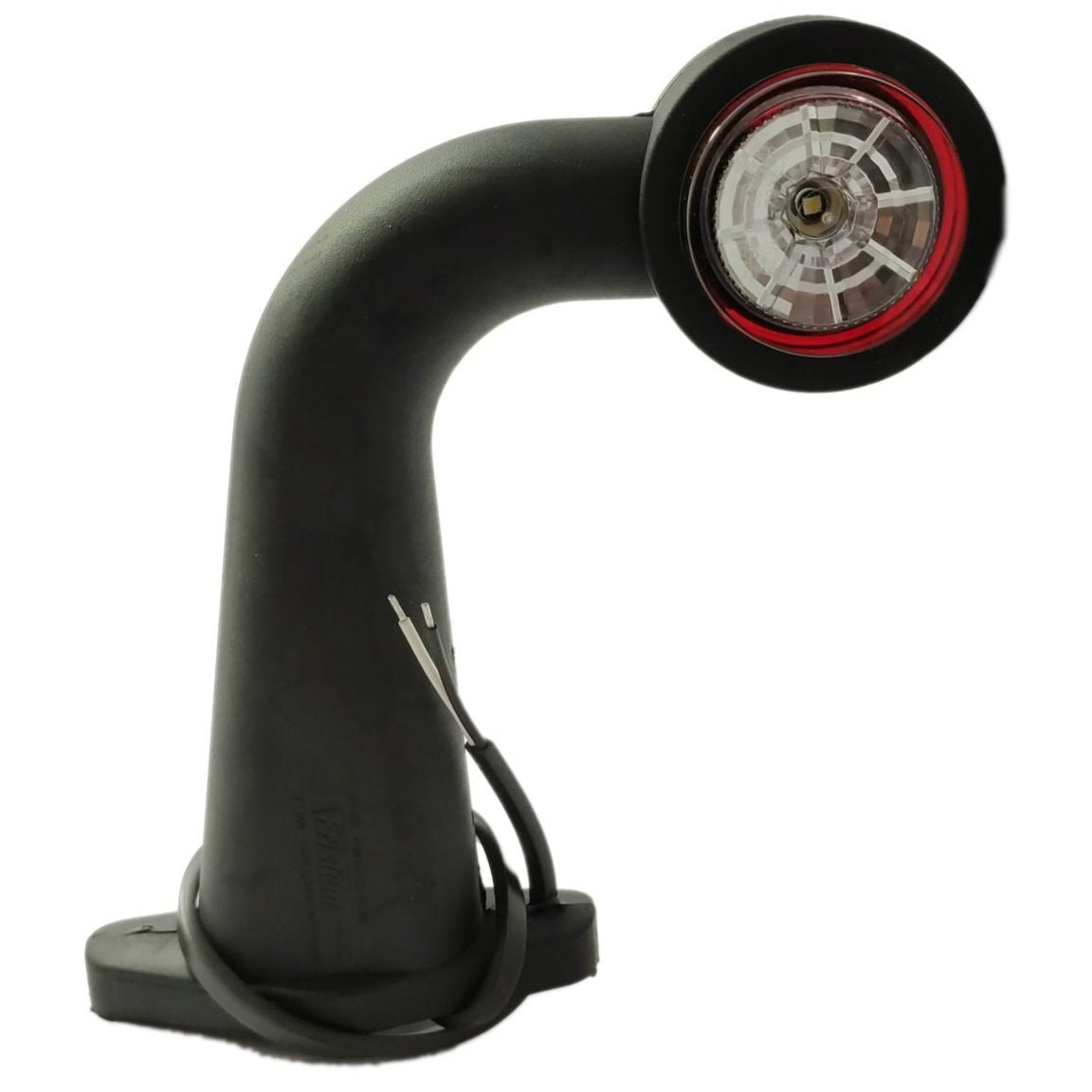 LED šířkové světlo s velkým gumovým ramenem a mikroprizmatické