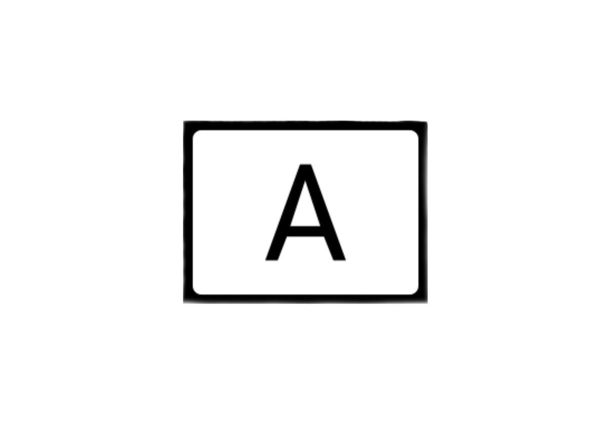 Kontejner "A" jelölés 300 x 400 mm