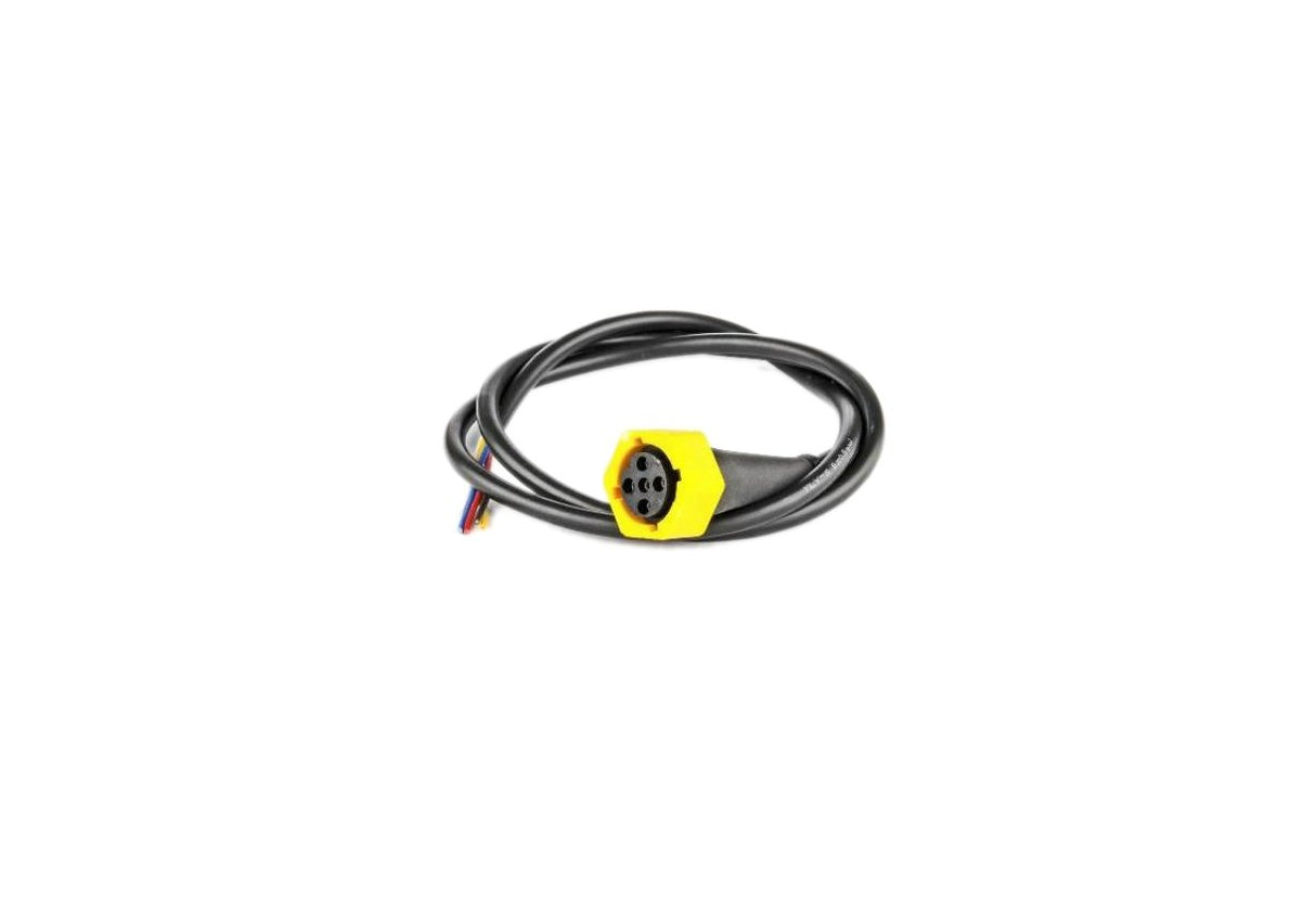 Lampový konektor 5 pólů žlutý