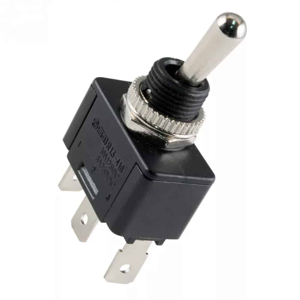 Třístupňový klikatelný spínač s rukojetí