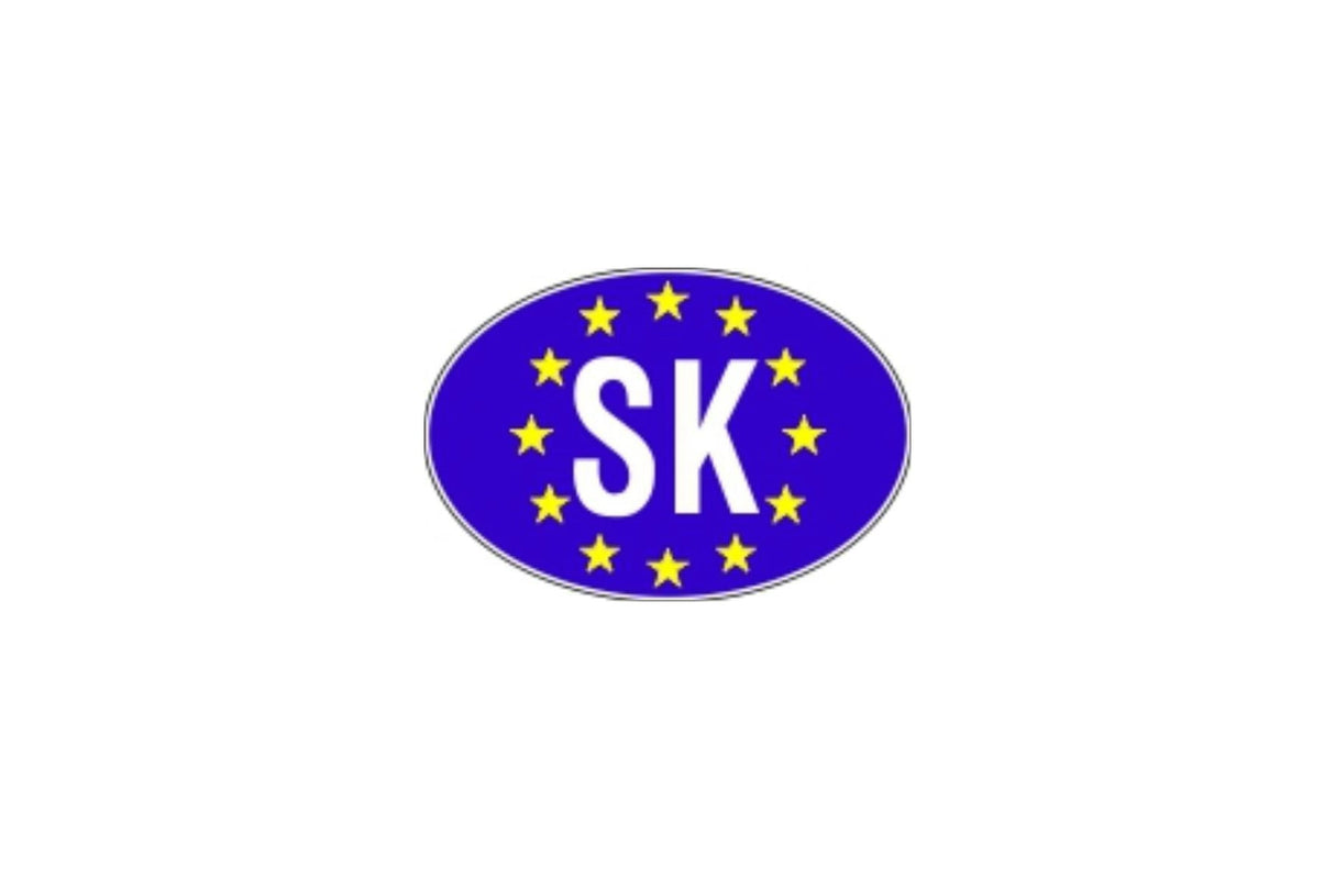 Nálepka SK (Slovensko) EU-s