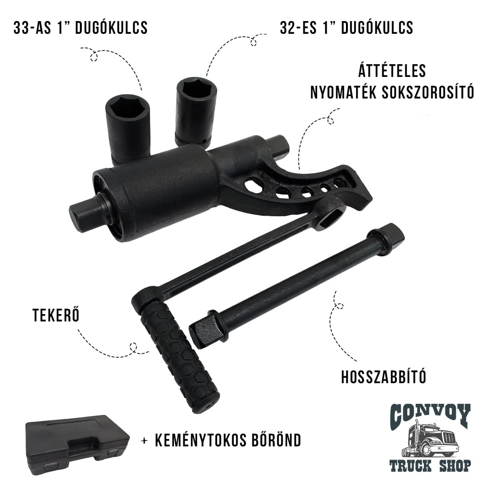 Množiční křížový klíč s převodovým mechanismem
