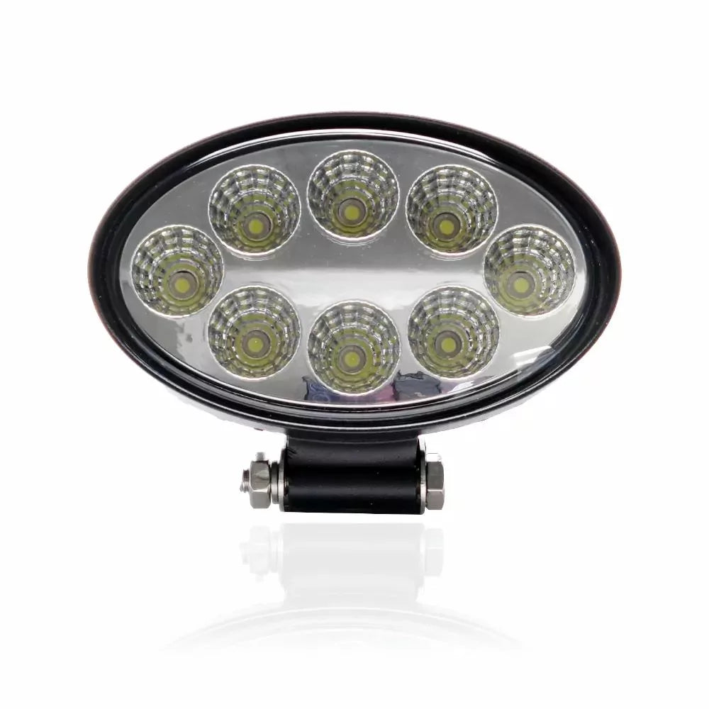 Pracovní lampa LED ovální rozptylová 24W 12/24V