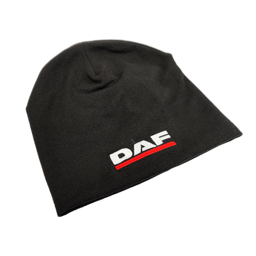 Pletená zimní čepice s vyšívaným logem kamionů