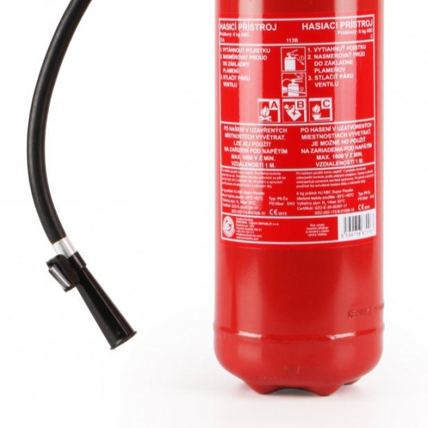 Hasící přístroj práškový 6kg (34A, 183B, C) bez revize
