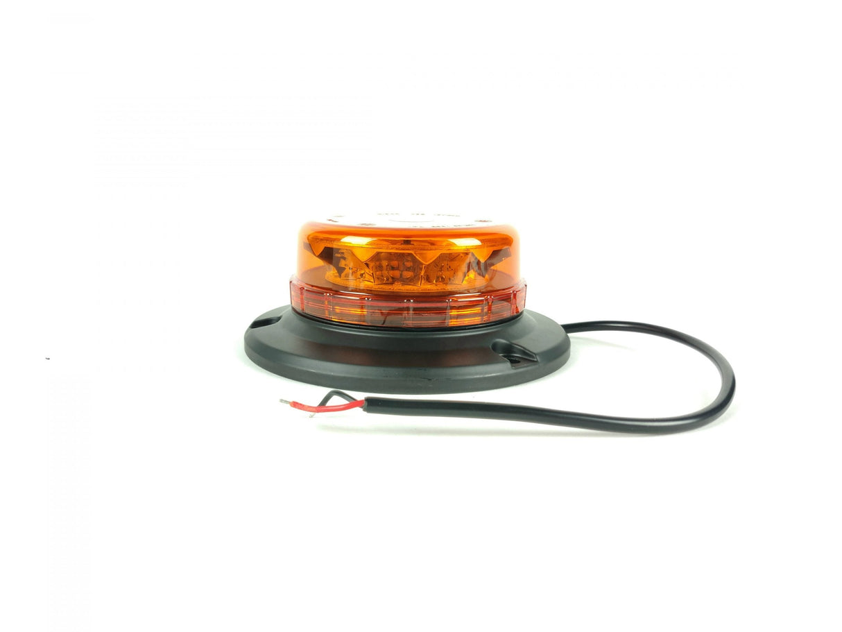 Blikací světlomet žlutý ultratenký 12/24V
