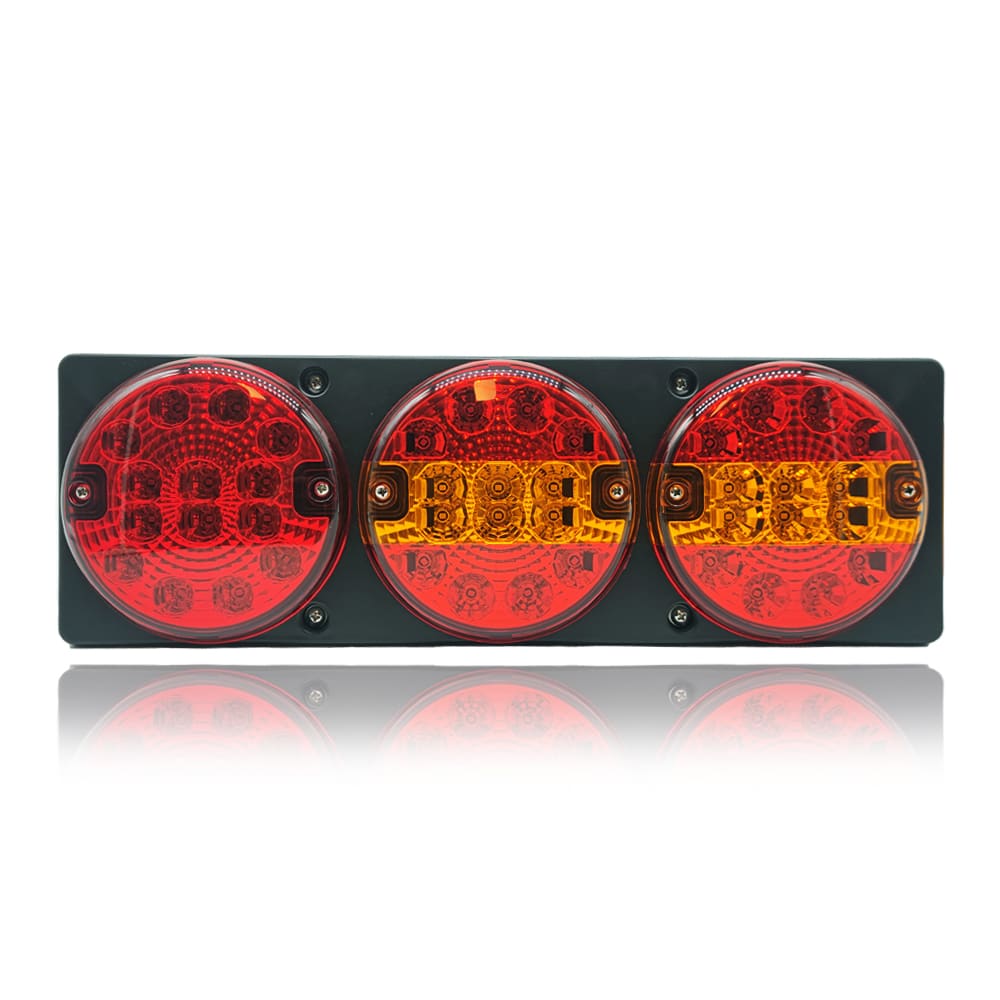 Zadní LED světlo s 5 funkcemi a zpětným světlem 12/24V