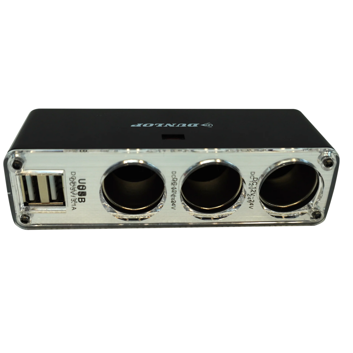 Rozdělovač s 3 zapalovači a 2 USB výstupy