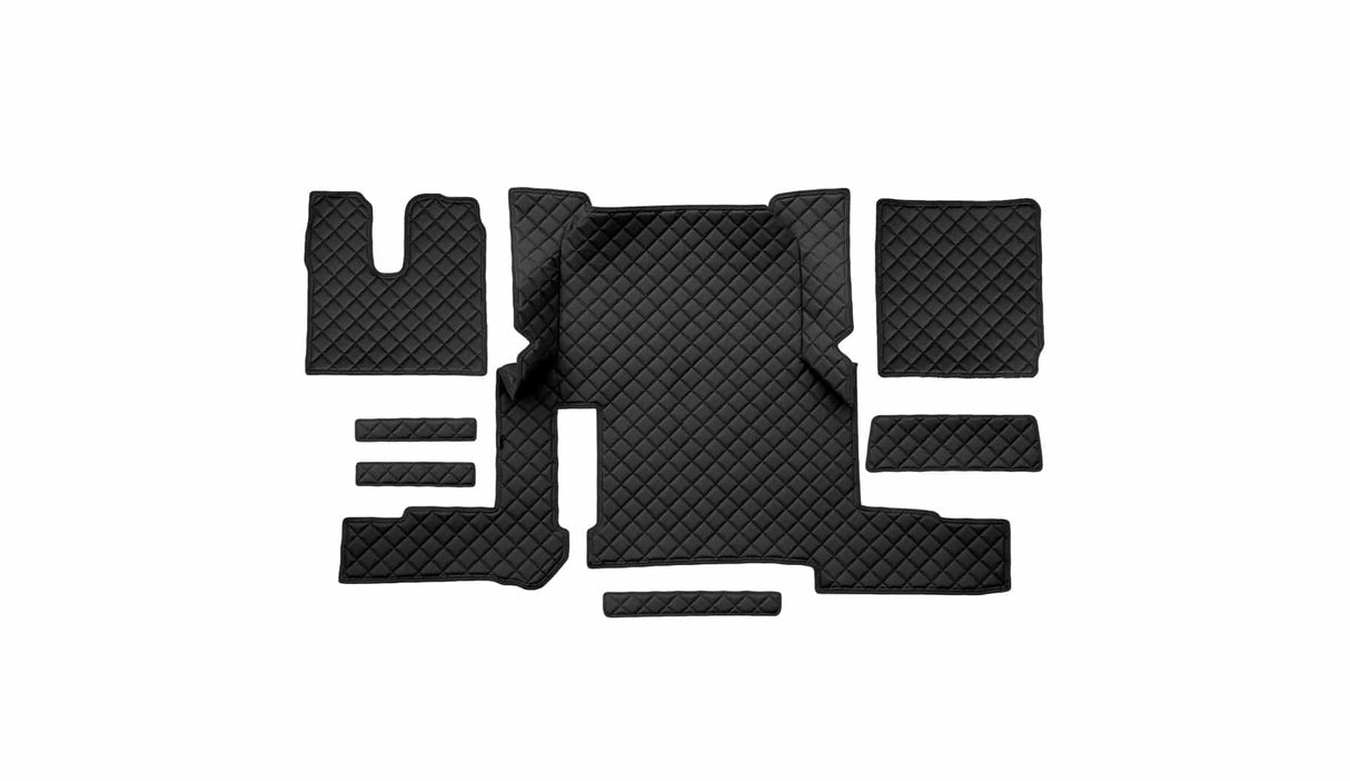 Autokoberce z umělé kůže pro MAN TGX s automatickou převodovkou (2018-2020) s jedním šuplíkem