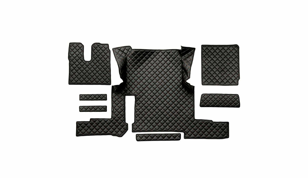 Autokoberce z umělé kůže pro MAN TGX s automatickou převodovkou (2018-2020) s jedním šuplíkem