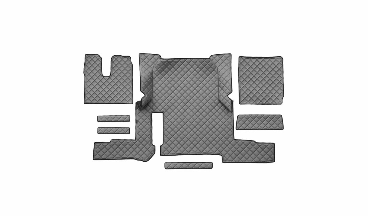 Autokoberce z umělé kůže pro MAN TGX s automatickou převodovkou (2018-2020) s jedním šuplíkem