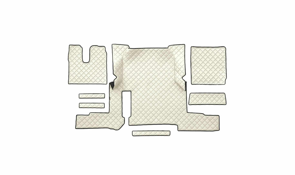 Autokoberce z umělé kůže pro MAN TGX s automatickou převodovkou (2018-2020) s jedním šuplíkem