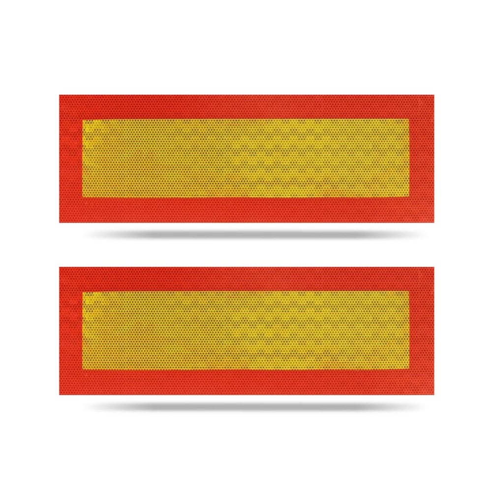 Rámázott E-jelzéssel ellátott keretes fényvisszaverő tábla párban