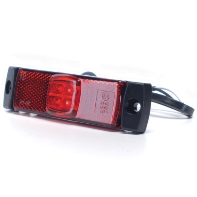 Poziční světlo boční střední LED lampa s držákem.