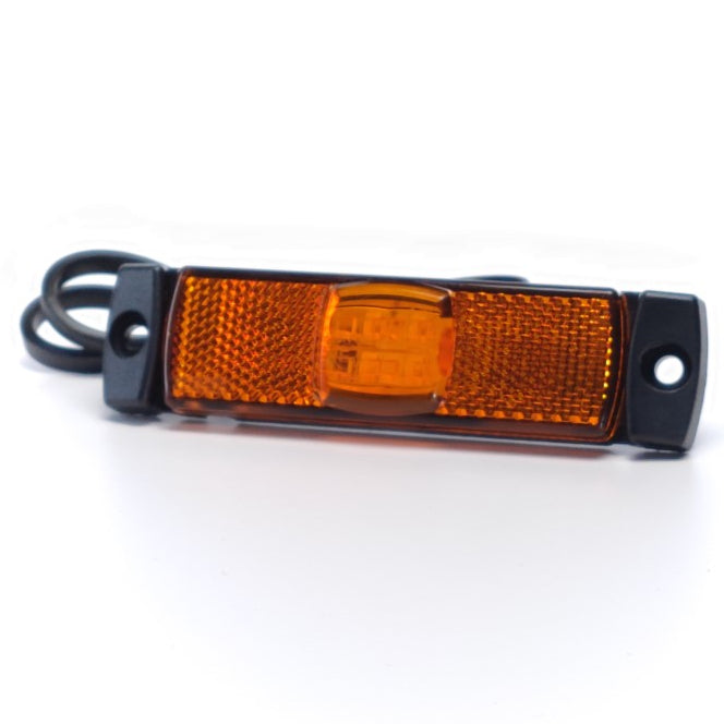 Poziční světlo boční střední LED lampa s držákem.