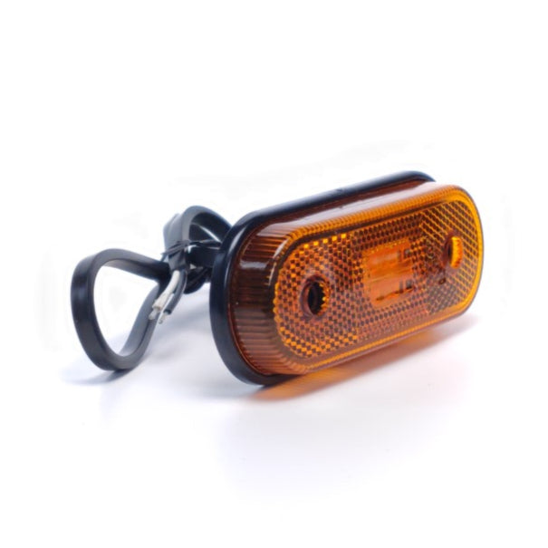 Poziční světlo zaoblená LED lampa se 4 LED.