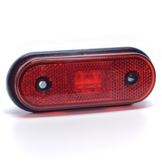 Poziční světlo zaoblená LED lampa se 4 LED.