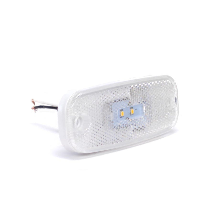 Poziční světlo zaoblená LED lampa 2 LED 12/24 V