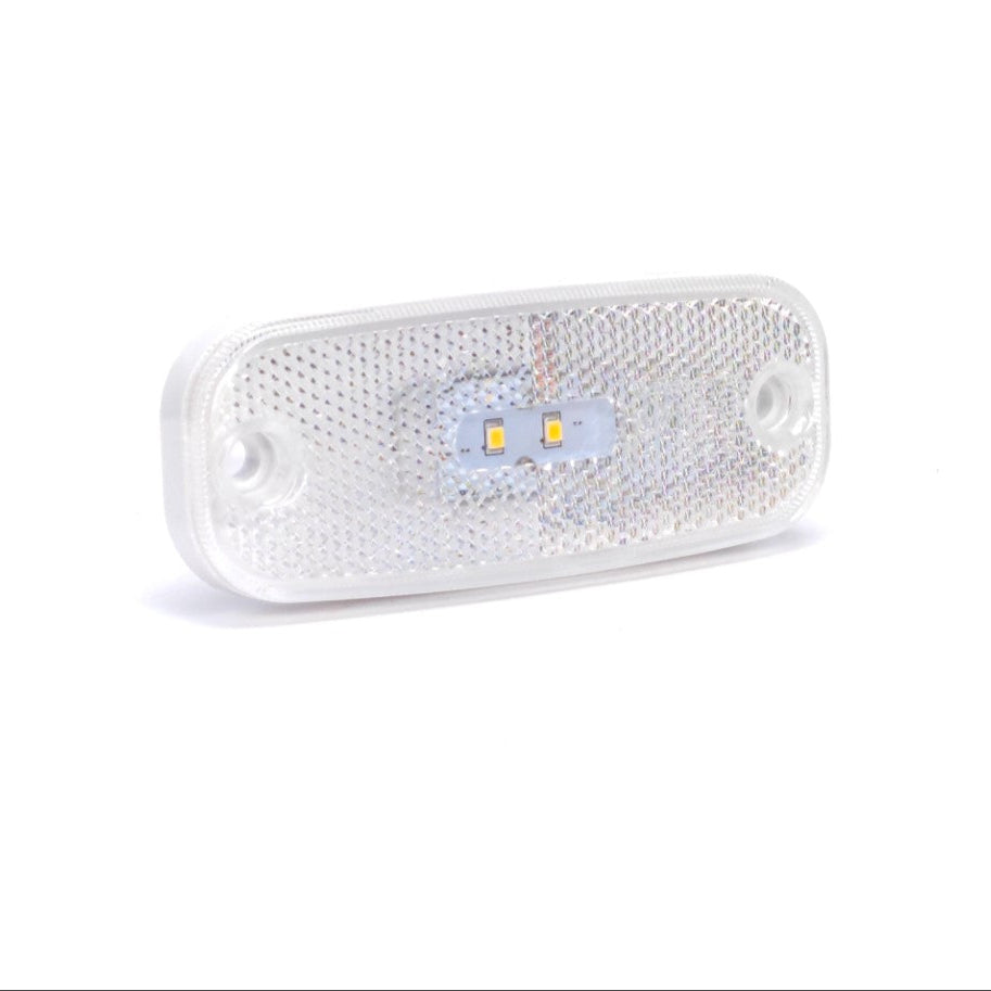 Poziční světlo zaoblená LED lampa 2 LED 12/24 V