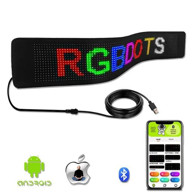 Led panel (Devil Eyes) programovatelný s Bluetooth ovládáním