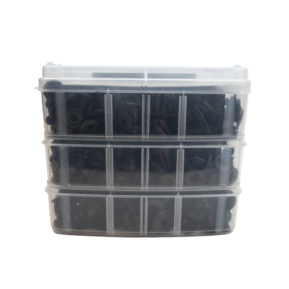 Plastové příchytky do auta 16 typů 625ks