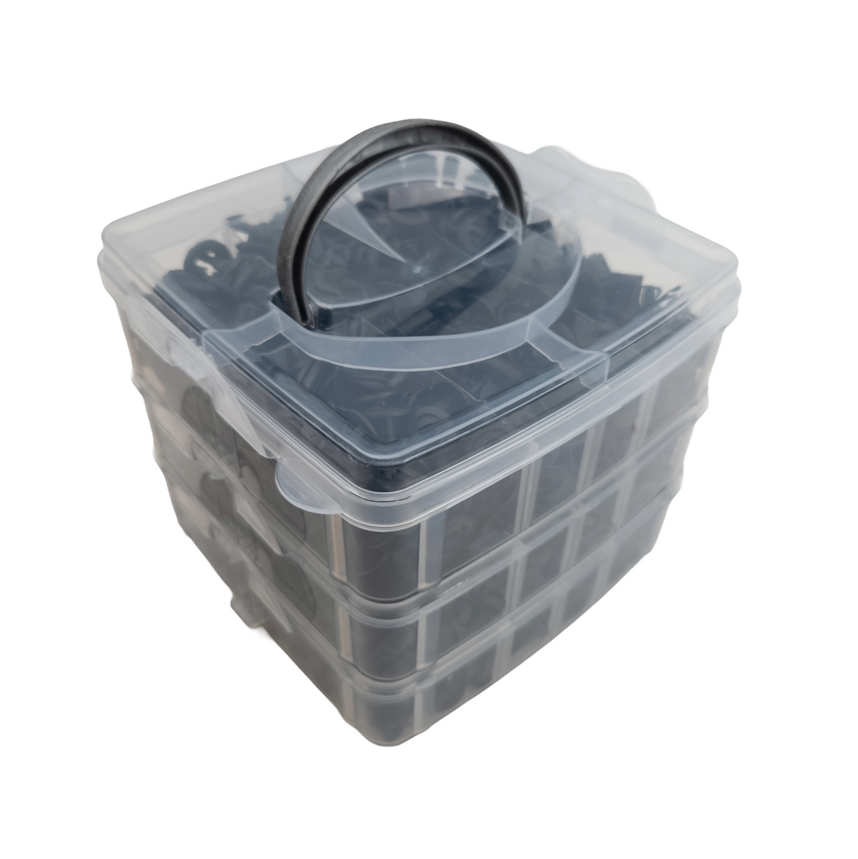 Plastové příchytky do auta 16 typů 625ks