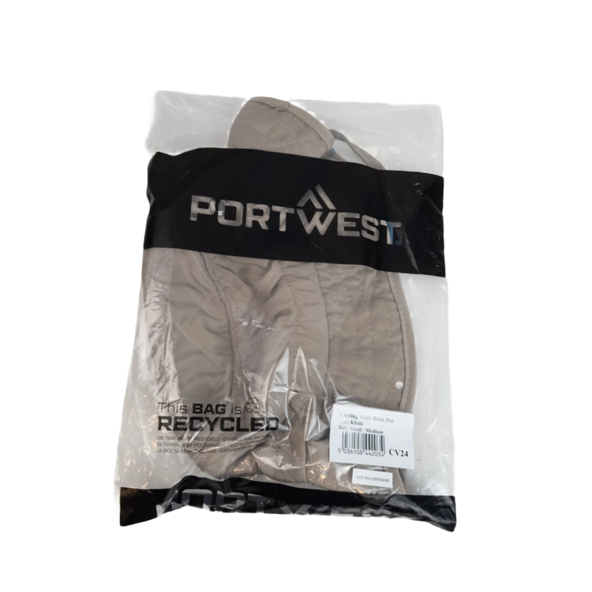 Chladící klobouk s širokým okrajem Khaki