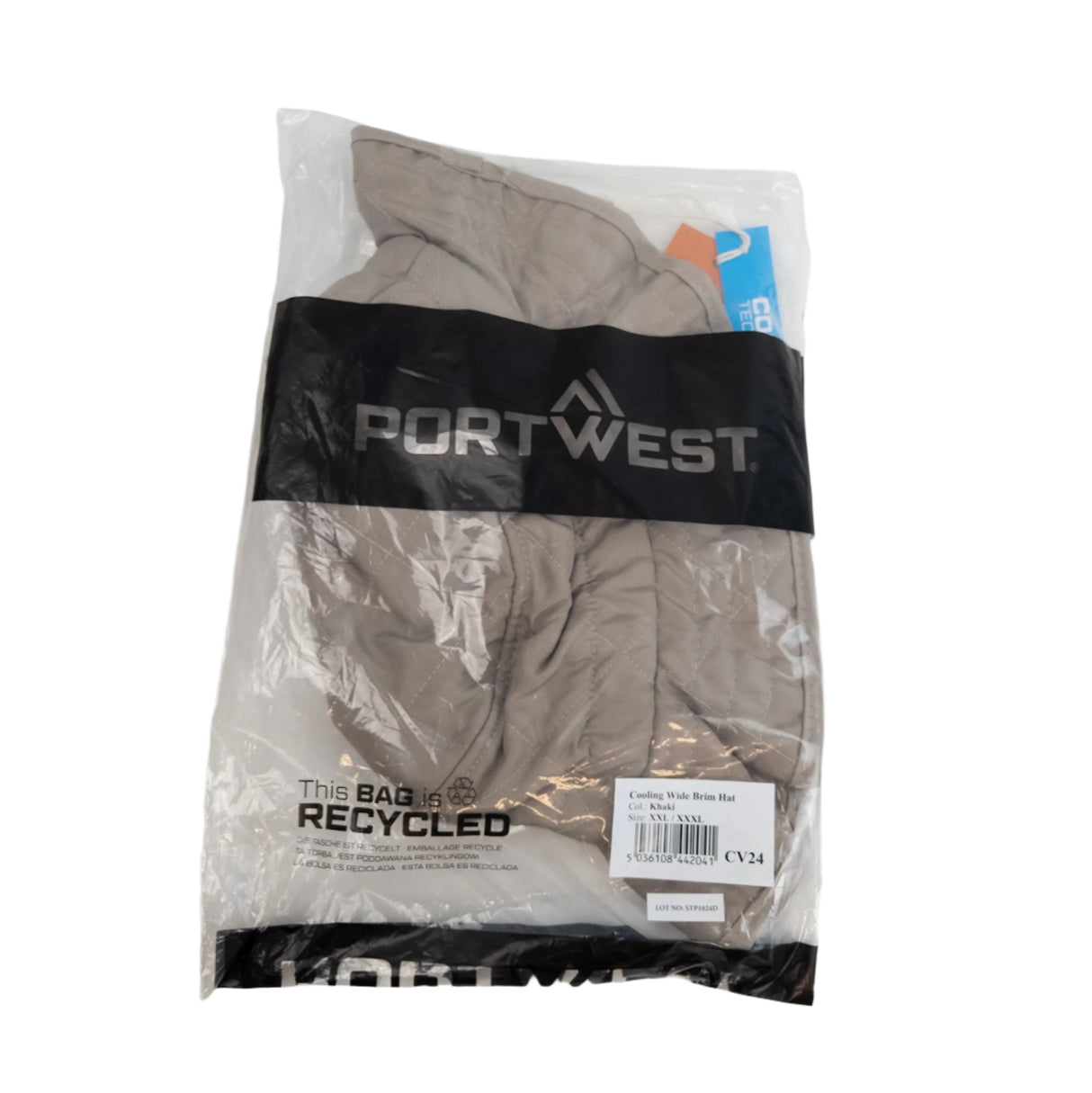 Chladící klobouk s širokým okrajem Khaki