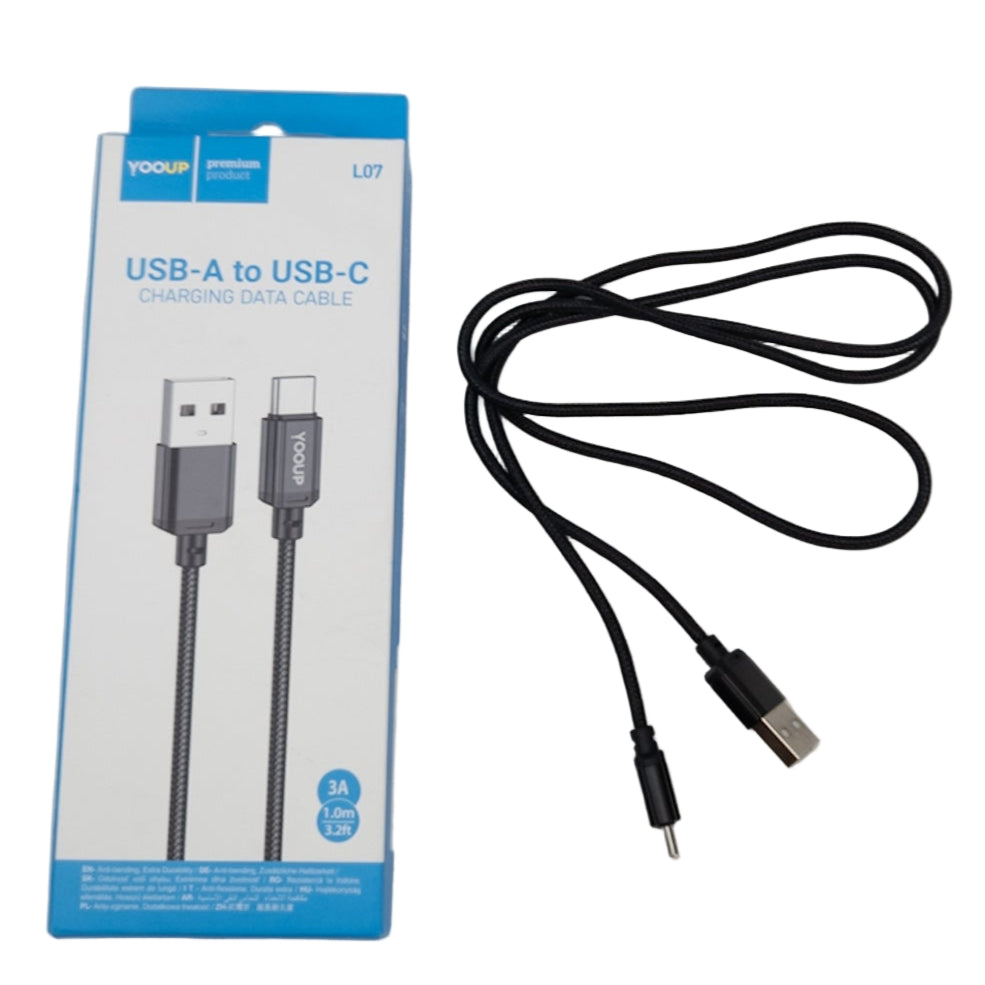 USB c nabíjecí a datový kabel 1m L07
