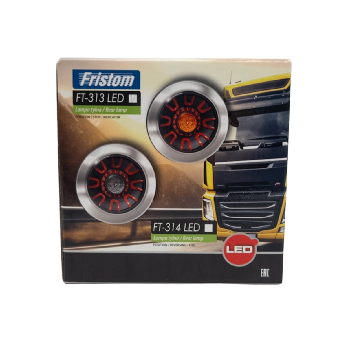 Zadní světlo kulaté LED 3 funkcemi