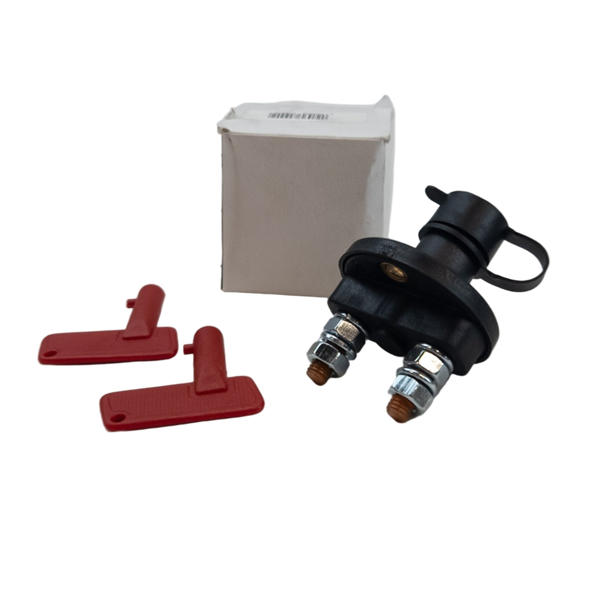 Odpojovač baterie 100–500A s červeným klíčem